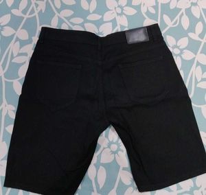 Men&#39;s Black Denim Shorts