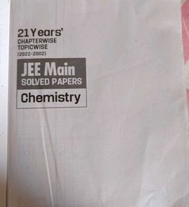 JEE Main Chemistry Solved Papers