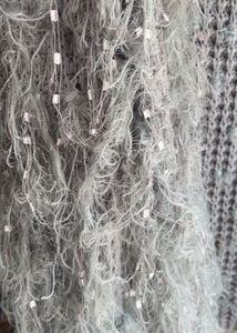 Gray Fringe Boho Cardigan