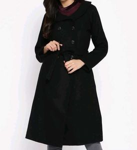 New Pure Wool Solid Coat
