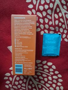 Foxtale Vitamin C Face Serum and Cleanser Sachet