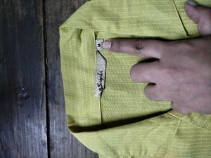 🌸Light Yellow Embroidery Top