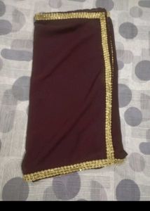 Embroid Long Dress With Plazo Dupatta
