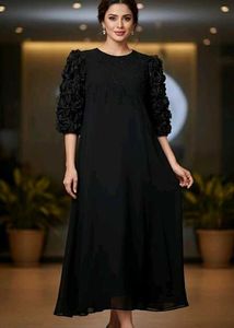 Elegant Black Maxi Dress