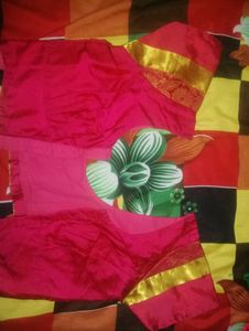 Readymade Blouse with Golden Detail