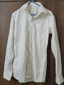 Men's Cream Casual Shirt