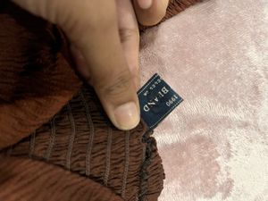 Brown Puff Sleeve Crop Top