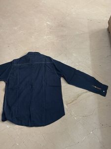 Navy Blue Casual Smart Shirt Full Sleeves