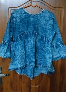 Blue Denim Top