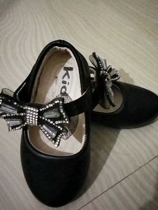 Kids Black Bow Mary Janes