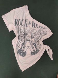 Rock &amp; Roll Savana One Shoulder Tee