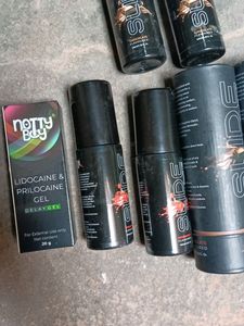 Pack Of 5 Lubricant And Delay Gel For Men