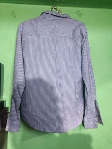 Striped Button-Down Shirt