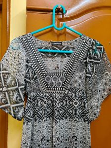 Patterned Mini Dress