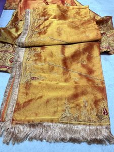 Gold Elegant Embellished Lehenga Set