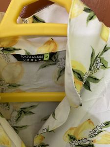 Lemon Print Shirt and short set
