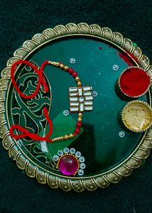 60 Rs Each Handmade Kundan Work Rakhi