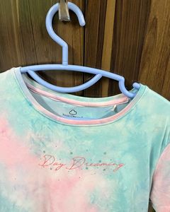 New Combo Urbanic Tees Pink And Rainbow Color