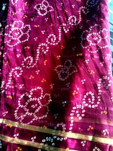 Bandhani Saree blouse size 44