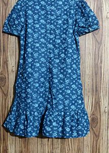 Pretty Blue Mini Dress| Rs 30 Off On Delivery