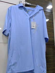 Peter Millar Polo - Light Blue, Size Large