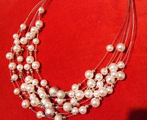 Pearl Neck Piece &amp; Earring