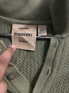 Olive Green Knit T-Shirt