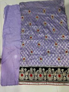 Embroidered Salwar Kameez Fabric