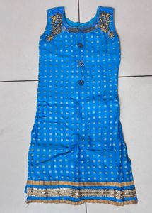 Y2K Blue Ethnic Dress