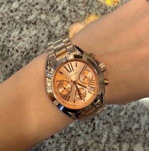 Michael Kors Mini Bradshaw Watch, rose gold, new