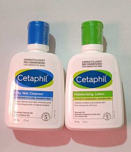 Combo Of Cetaphil Cleanser & Moisturizing Lotion