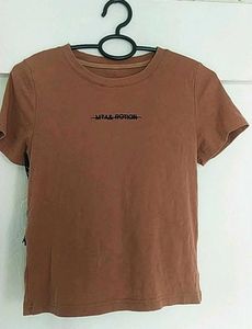 Brown Graphic Tee