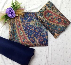 Unstitched Pashmina suit