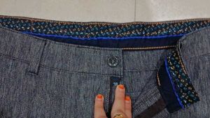 Stylish Men's Grey Patterned Pants