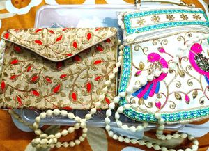 Combo Of Two Embroidery Bag
