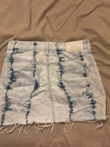 H&amp;M Denim Low Waist Skirt