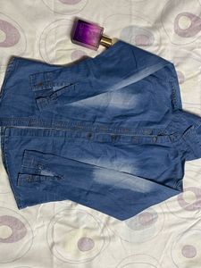 Formal Denim Look Shirt