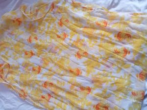 Floral Print Dress with dupatta