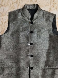 Stylish Grey Ethnic Jacket