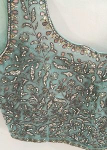 Aqua Blue Ethnic Gown