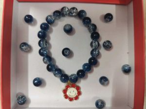 Charming Blue Beaded Bracelet