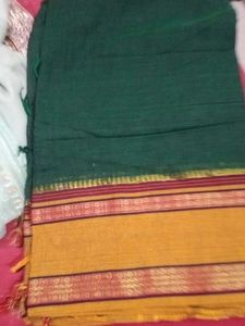 Green &amp; Yellow Saree