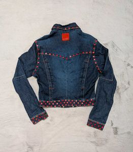 Rare Y2K Ecko Red embellished denim jacket