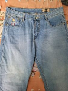Burberry Embroidered Jeans