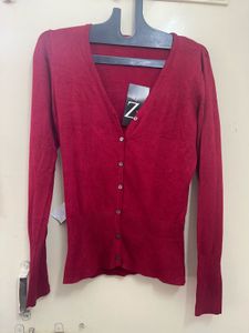 Maroonish Red Woolen Sweater