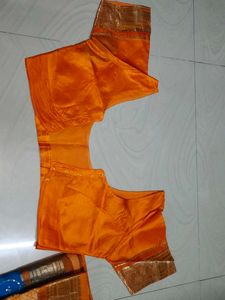 Beautiful Pure Kanchipuram Silk Saree With Blouse