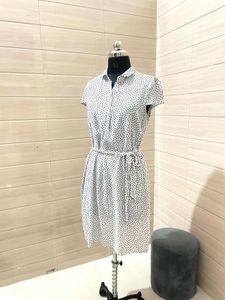 ESPRIT Pintresty 🌸Polka Dot Midi Shirt Dress