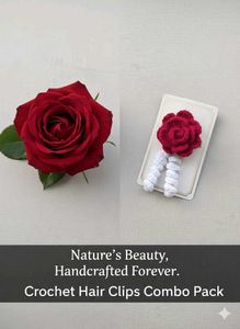 Crochet Hair Clip Combo Pack