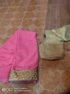 Pink Saree