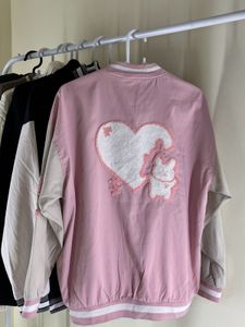 Pink Varsity Jacket